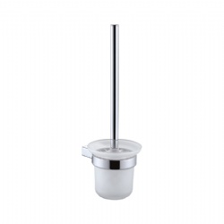 Wall mounted toilet brush set